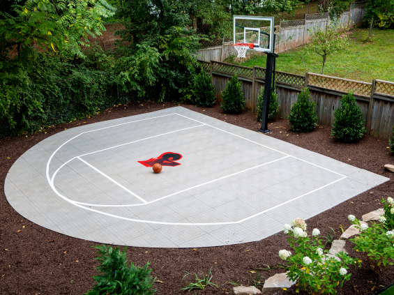 Backyard Basketball Court