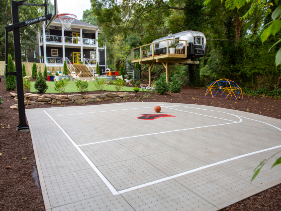 Backyard Basketball Court