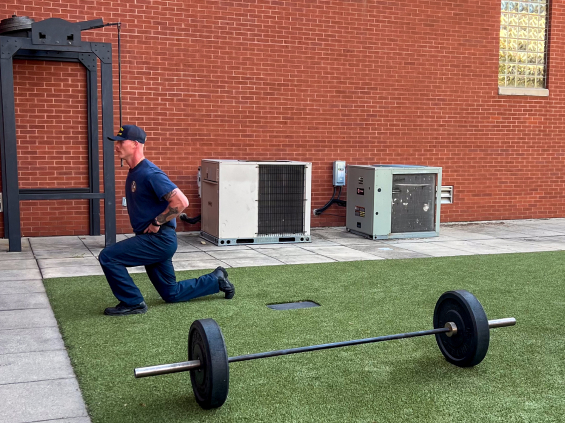 Fitness Area with Synthetic Turf