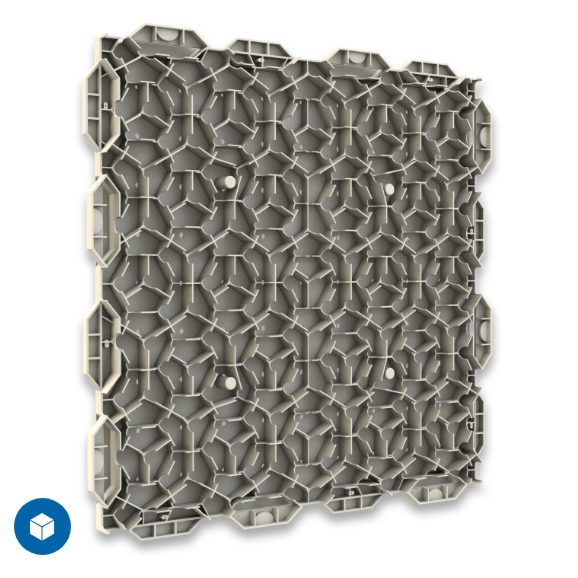 Back view of Court Panel - angled