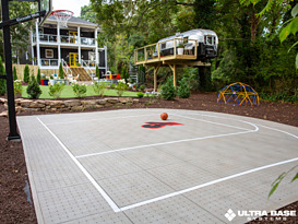 Backyard Basketball Court No Concrete
