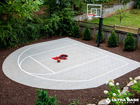 Backyard Basketball Court No Concrete