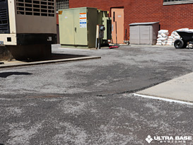 rock base for turf area
