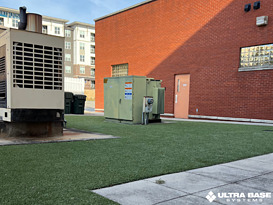 turf area for fire house