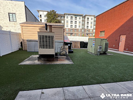 turf area for fire house